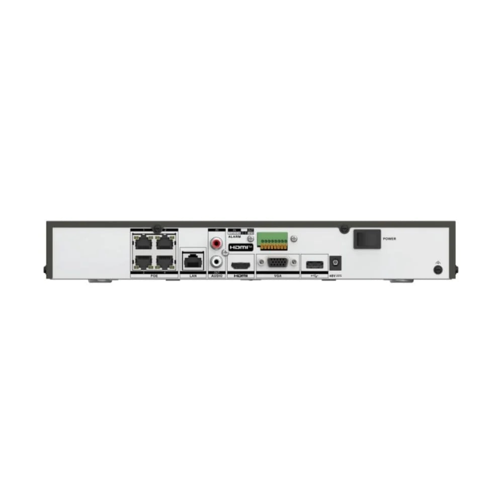 Hikvision DS-7604NI-M1/4P 4 Channel 4K NVR with 4 PoE Ports | 32MP Input & AcuSense Ready