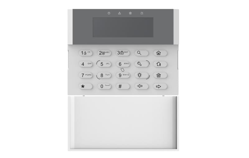 Hikvision DS-PK1-LRT-HWB Wired LCD Keypad with Card Reader | Hardwired Alarm Controller