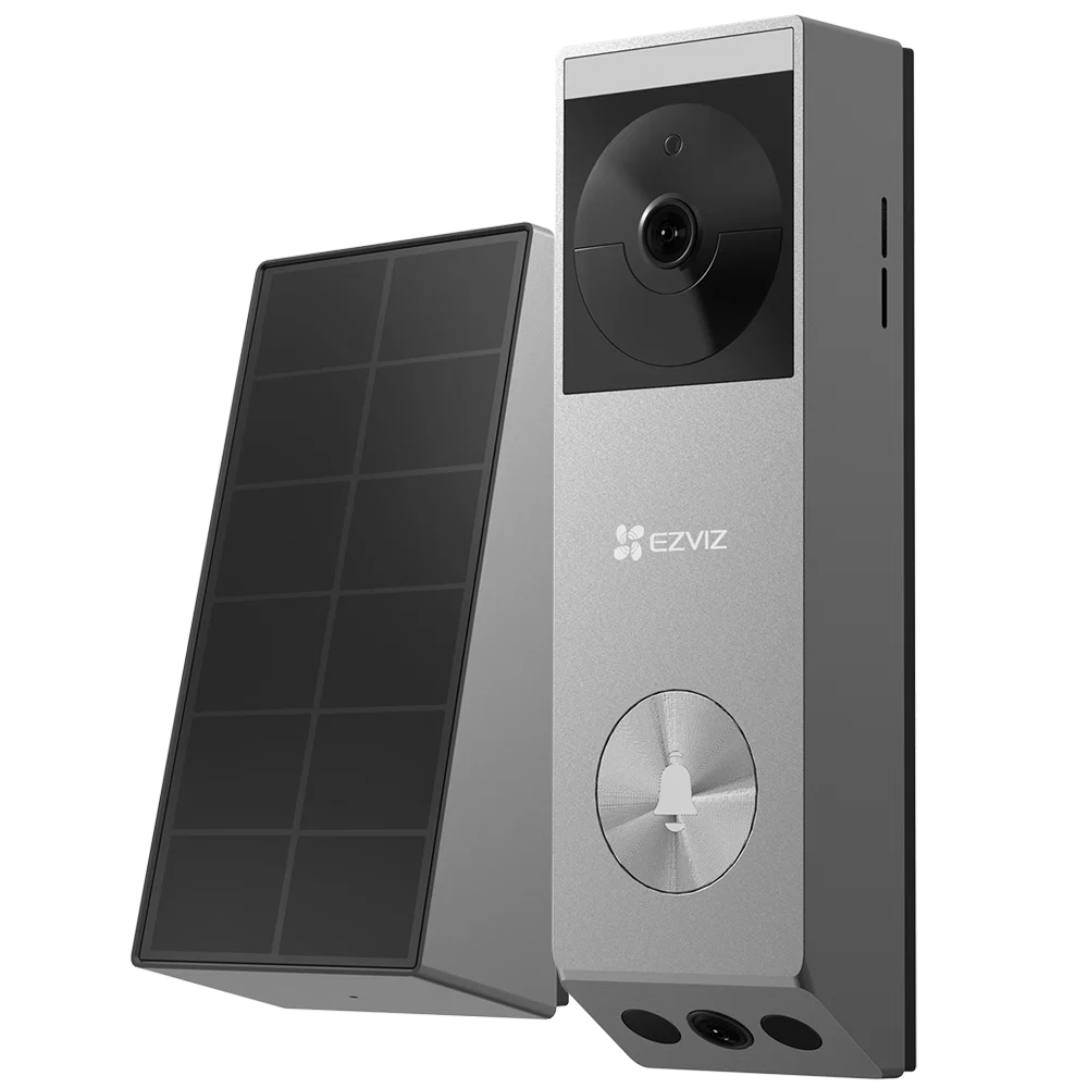 EZVIZ EP3X Pro Dual-Camera Smart Video Doorbell | 2K+ & 2K+ Video | Solar Powered