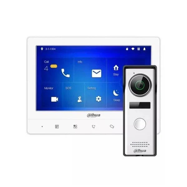 Dahua DHI-KTA02M-V2 7" Analogue Video Intercom Kit | Indoor Monitor & Outdoor Station