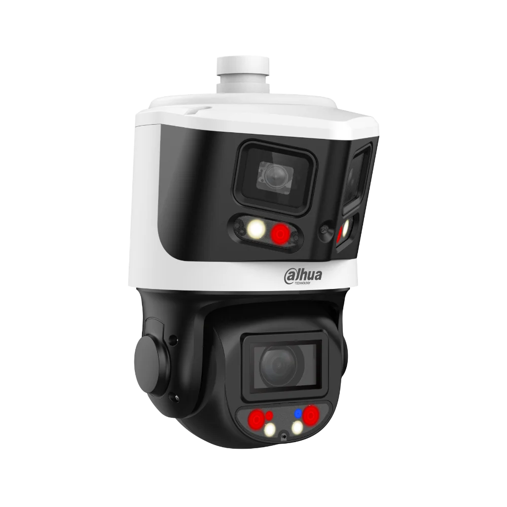 Dahua DH-SDT3E410-8P-MB-A-PV1 8MP+4MP 10× Starlight TiOC Panoramic PTZ Camera with Active Deterrence