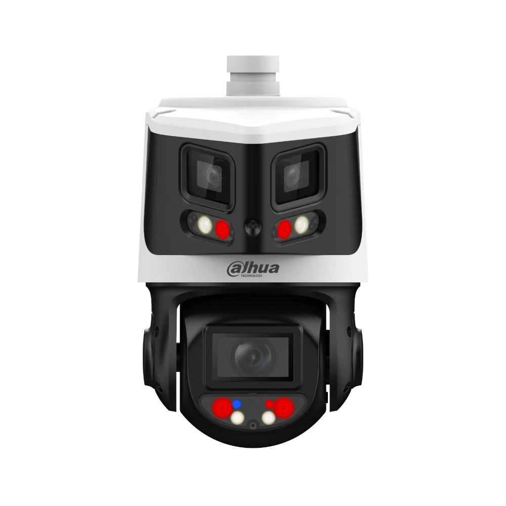 Dahua DH-SDT3E410-8P-MB-A-PV1 8MP+4MP 10× Starlight TiOC Panoramic PTZ Camera with Active Deterrence