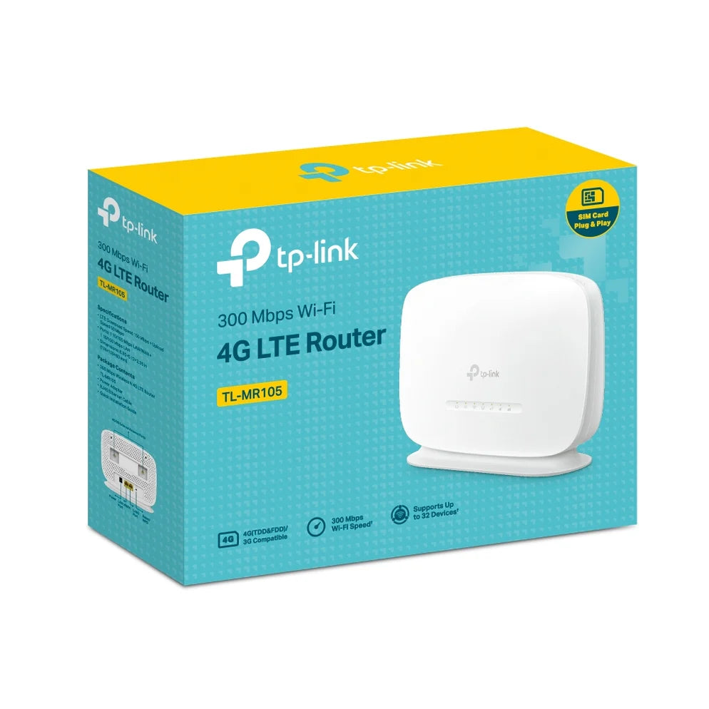 TP-Link TL-MR105 300Mbps 4G LTE Wireless N Router
