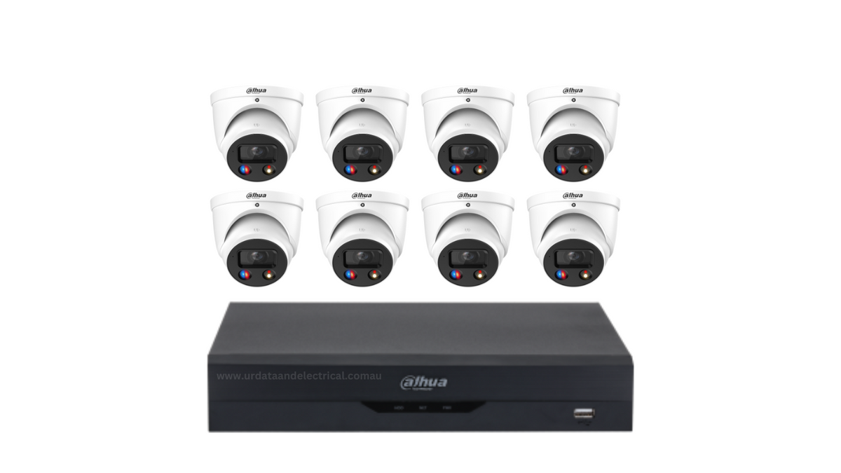 Dahua 8 Camera 8MP TiOC 2.0 CCTV Kit | 8× DH-IPC-HDW3849H-AS-PV-ANZ-S2 + AI PoE NVR | Melbourne