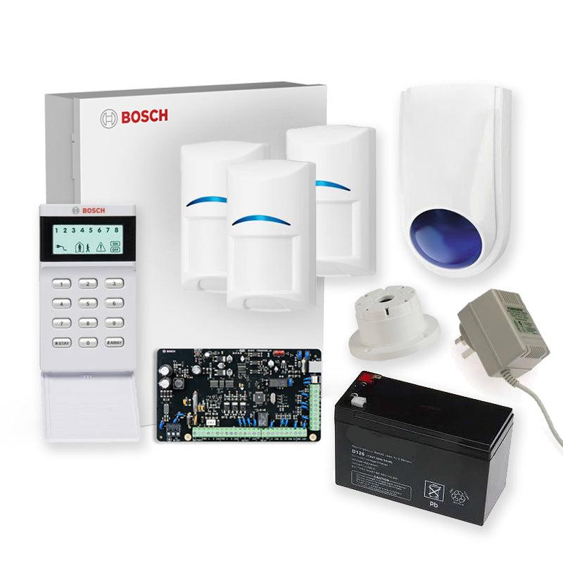 Bosch Solution 3000 Series Alarm Kit | Icon Keypad | 3 × Gen2 PIR Sensors & Accessories
