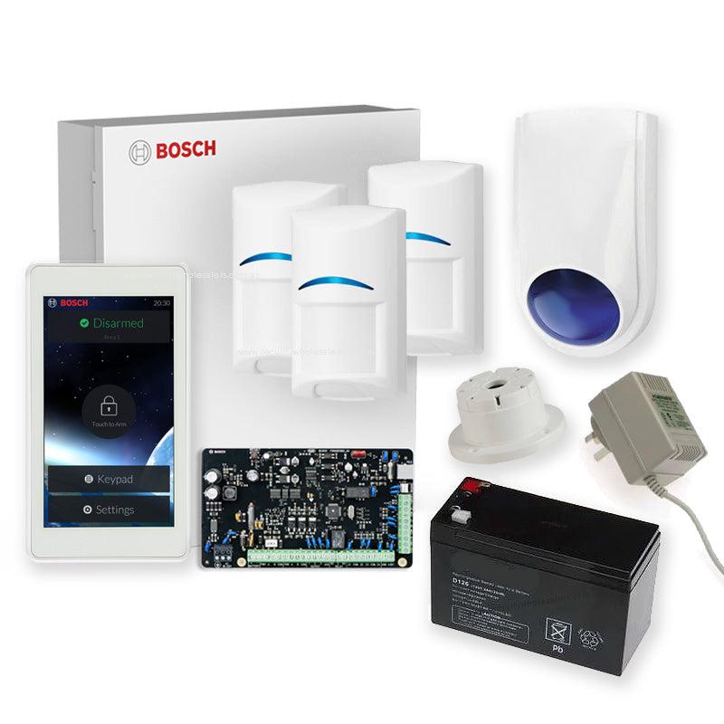 Bosch 3000 Series Alarm Kit with Touch Pad, 3 PIR Sensors & Accessories
