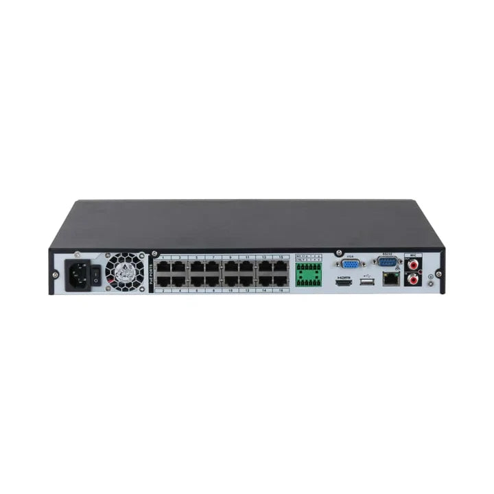 Dahua DHI-NVR4216-16P-AI/ANZ 16-Channel 4K WizSense AI NVR with 16 PoE+ Ports & 2 HDD Bays