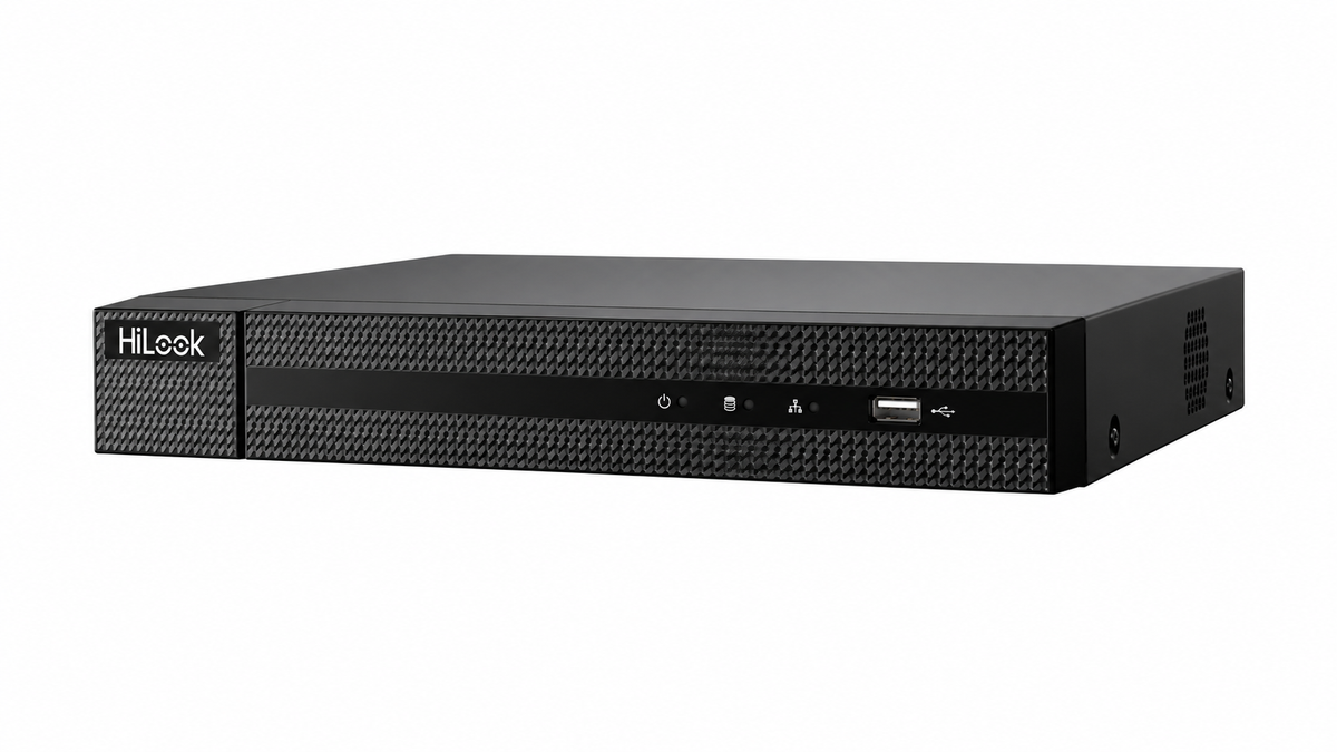 HiLook NVR-108MH-K/8P 8CH 4K AI PoE NVR | 8 PoE Ports | K-Series Network Video Recorder