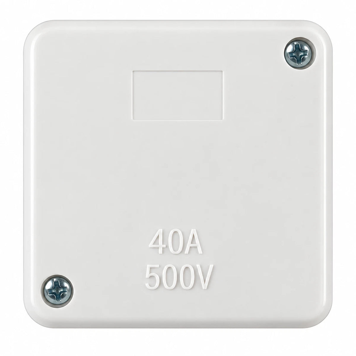 Small Junction Box with Screw Connector – 40A 500V