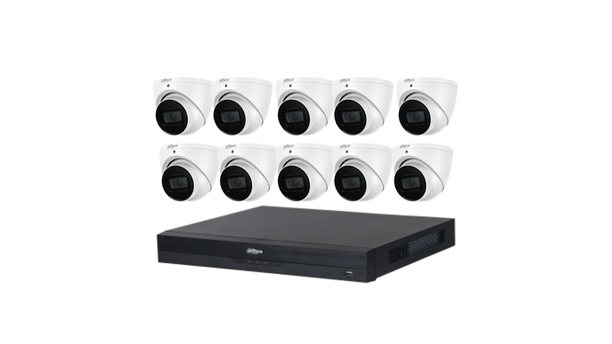 Dahua 10 X 5MP IPC-HDW2541EMP-AS-ANZ SMD camera kit with 16CH AI NVR