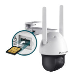 TP-Link VIGI 90W Solar Panel Kit with C540-4G 4MP Outdoor Full-Colour 4G Pan & Tilt Network Camera