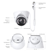 TP-Link VIGI S485 TiOC 8MP Full-Colour Turret IP Security Camera