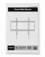 CLM-34L Heavy Duty Fixed TV Wall Mount Bracket up to 100" | 100kg VESA 900x600mm
