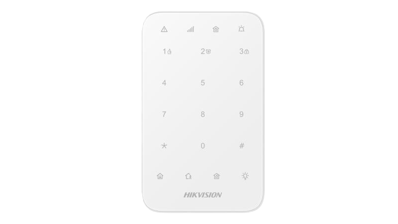 Hikvision DS-PK1-E-WB AX PRO Wireless LED Keypad | 433MHz | Two-Way Communication