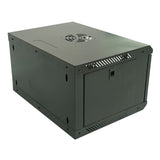 6U Wall Mounted Network Server Rack Cabinet | 530W x 400D x 300H mm Lockable Glass Door