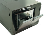 6U Wall Mounted Network Server Rack Cabinet | 530W x 400D x 300H mm Lockable Glass Door