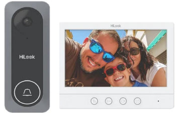 HiLook HA-KIT-A2 4-Wire Video Intercom Kit | 7" Indoor Monitor, Outdoor Door Station & Night Vision