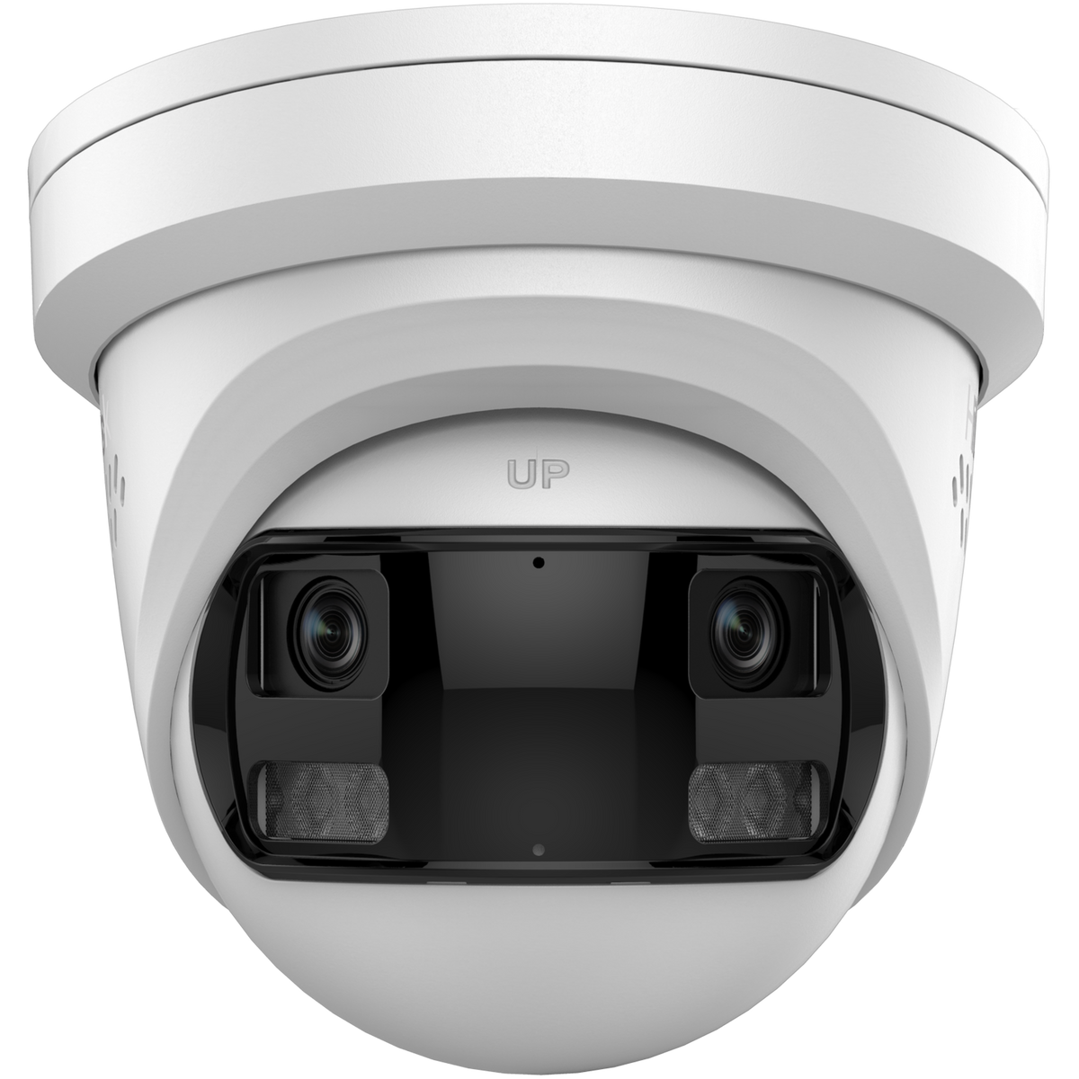 HiLook IPC-T289PH-MU/SL 8MP 4K 180° Panoramic Turret Camera | Smart Hybrid Light, Active Deterrence & Two-Way Audio