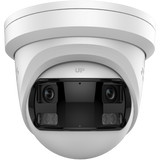 HiLook IPC-T289PH-MU/SL 8MP 4K 180° Panoramic Turret Camera | Smart Hybrid Light, Active Deterrence & Two-Way Audio