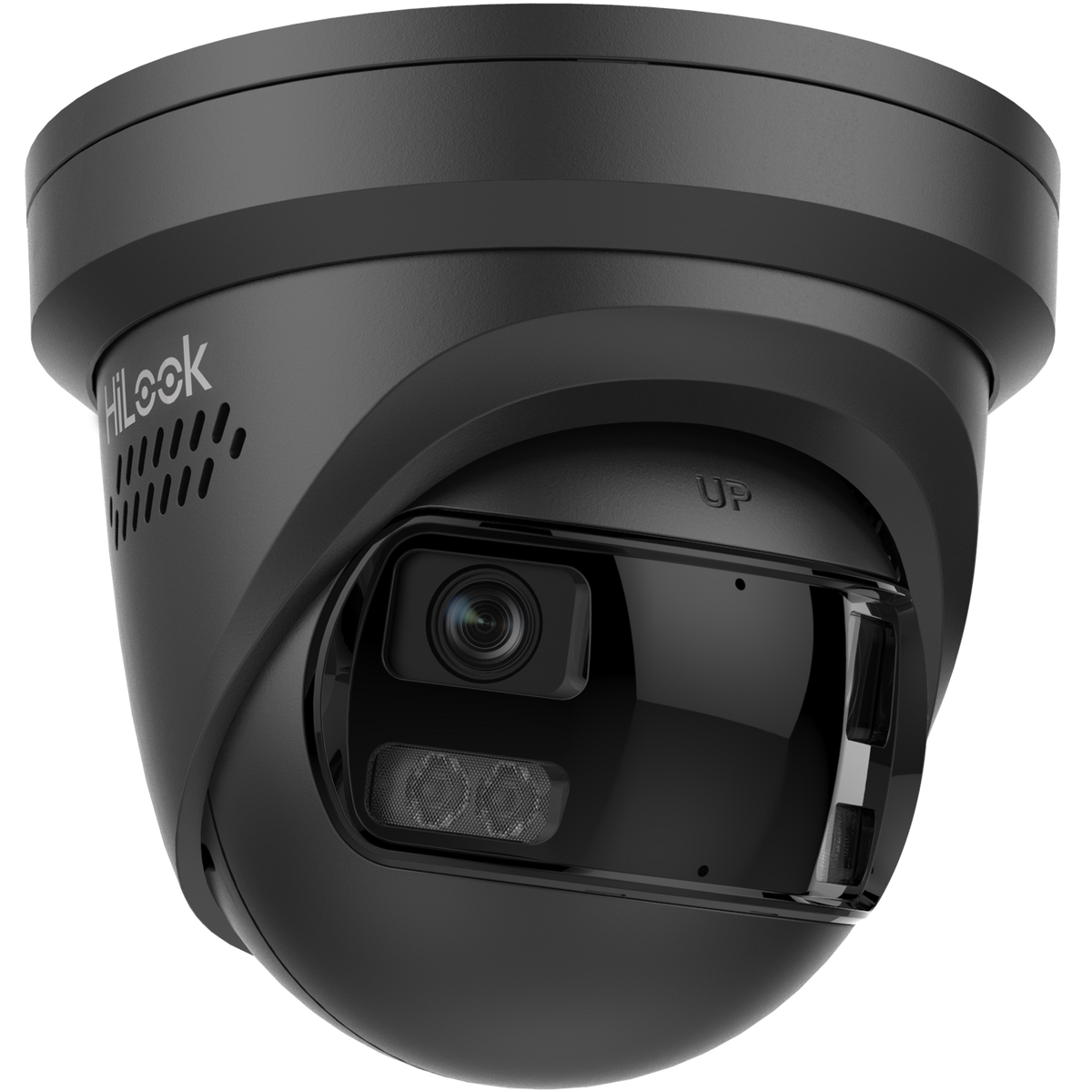 HiLook IPC-T289PH-MU/SL 8MP 4K 180° Panoramic Turret Camera | Smart Hybrid Light, Active Deterrence & Two-Way Audio