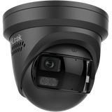 HiLook IPC-T289PH-MU/SL 8MP 4K 180° Panoramic Turret Camera | Smart Hybrid Light, Active Deterrence & Two-Way Audio