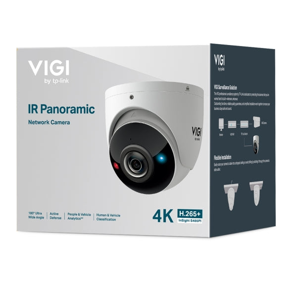 TP-Link VIGI InSight S485PI 8MP IR Panoramic Turret IP Security Camera