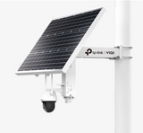 TP-Link VIGI 90W Solar Panel Kit with C540-4G 4MP Outdoor Full-Colour 4G Pan & Tilt Network Camera