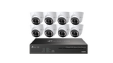 TP-Link VIGI 8 × 8MP S485 4K Full-Colour TiOC Turret Camera Kit with 8CH PoE+ NVR
