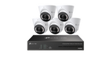 TP-Link VIGI 5 × 8MP S485 4K Full-Colour Turret Camera Kit with 8CH PoE+ NVR