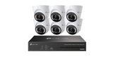 TP-Link VIGI 6 × 5MP S455 Full-Colour TiOC Turret Camera Kit with 8CH PoE+ NV