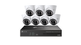 TP-Link VIGI 7 × 5MP S455 Full-Colour TiOC Turret Camera Kit with 8CH PoE+ NVR