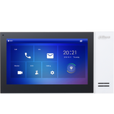 Dahua DHI-VTH2421FW-P Indoor Monitor | 7″ Touch Screen | PoE &amp; 12VDC | Two-Way Audio | 6 Alarm Inputs | Built-in SD Storage