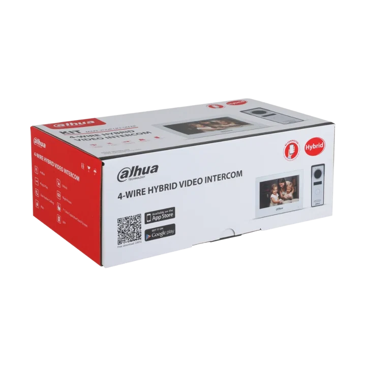 Dahua DHI-KTH01M 4-Wire Hybrid Video Intercom Kit | Wi-Fi Indoor Monitor