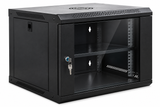 9U Wall Mounted Network Server Rack Cabinet | 530W x 400D x 450H mm Lockable Glass Door