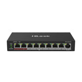 HiLook NS-0109P-60 (B) 9-Port Unmanaged PoE Switch | 8 × PoE Ports | 60W PoE
