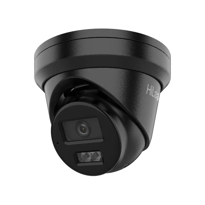 HiLook IPC-T381H-MU 8MP 4K AcuSense AI Turret Camera | Smart Hybrid Light, Built-in Mic & PoE