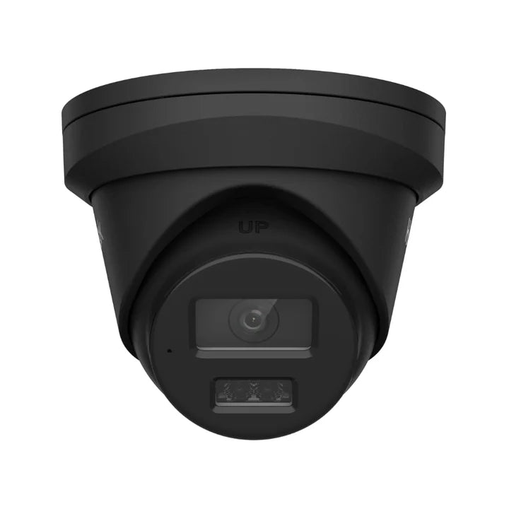 HiLook IPC-T383H-MU 8MP 4K Smart Hybrid Light Turret Camera | Person & Vehicle AI, Built-in Mic