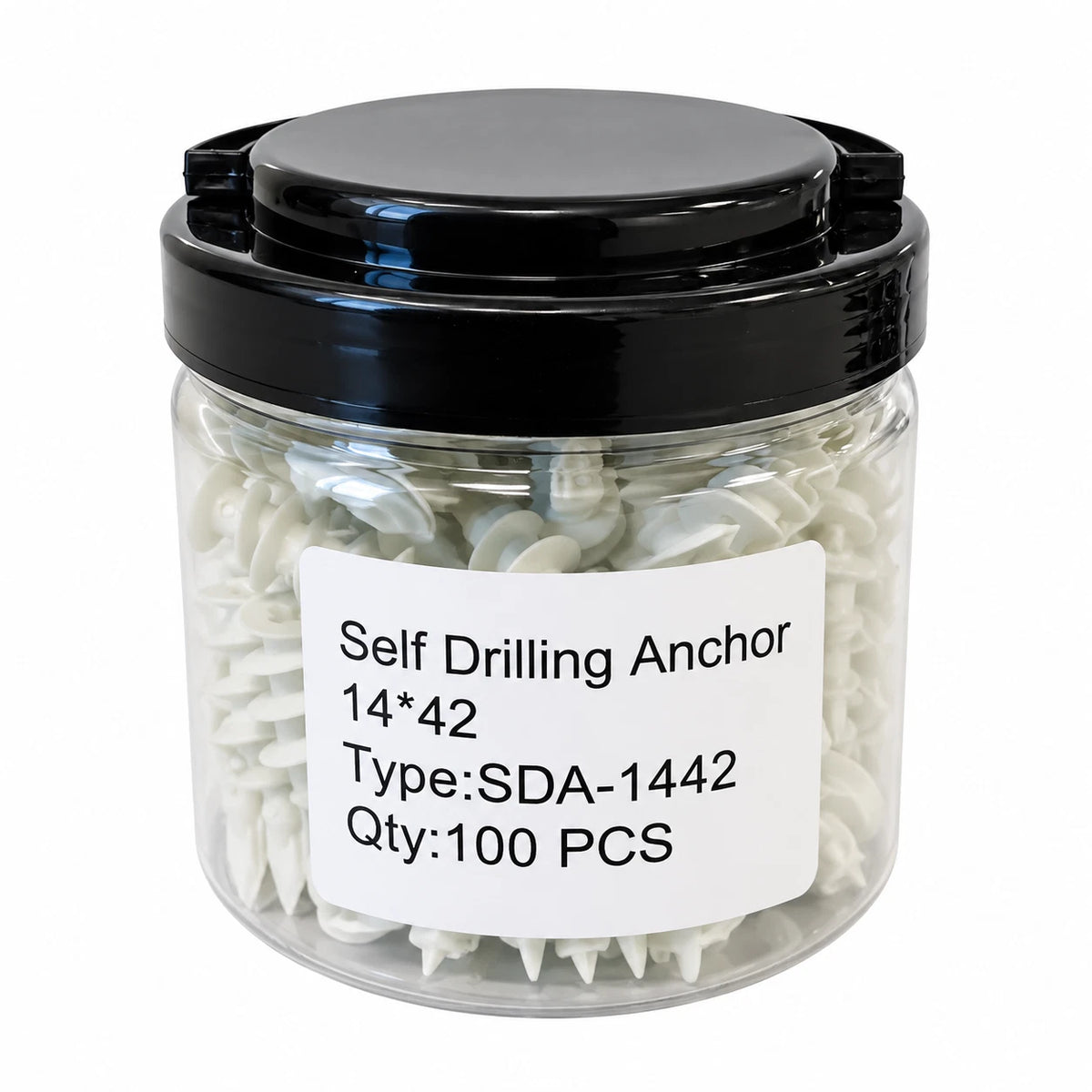 Self-Drilling Wall Anchors for Plasterboard & Drywall – 100 Pack