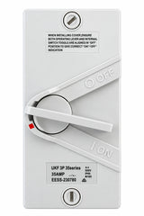 UKF 35 Series 35A 3-Pole Isolator Switch 500V AC IP66 Weatherproof