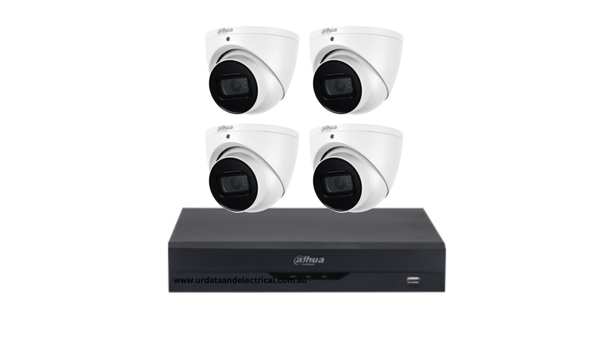 Dahua 4 Camera 5MP CCTV Kit | 4 x IPC-HDW2541EMP-AS-ANZ + 4CH AI NV