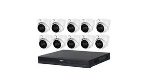 Dahua 10 X 5MP IPC-HDW2541EMP-AS-ANZ SMD camera kit with 16CH AI NVR