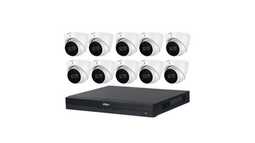 Dahua 10 X 5MP IPC-HDW2541EMP-AS-ANZ SMD camera kit with 16CH AI NVR